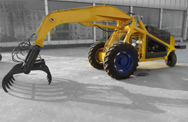 Sugar Cane Grab Loader